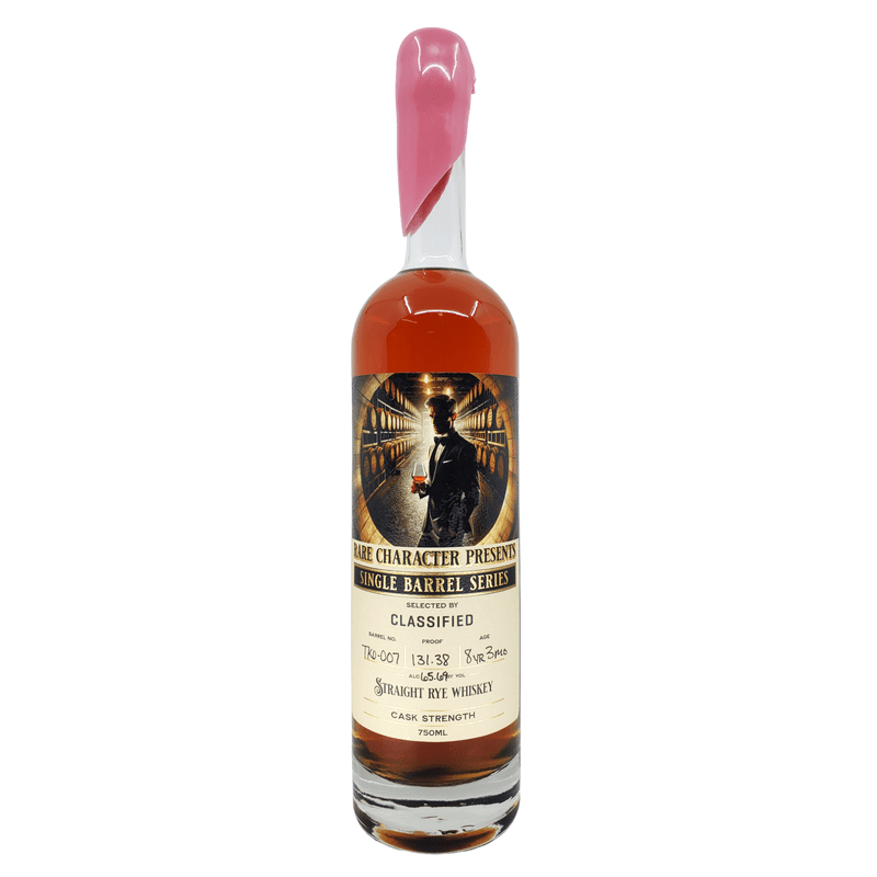 Rare Character 'Classified' Single Barrel 8 Year Straight Rye Whiskey - ForWhiskeyLovers.com