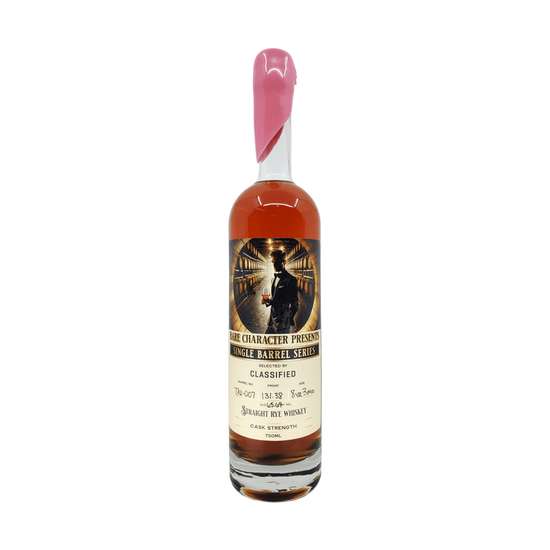Rare Character 'Classified' Single Barrel 8 Year Straight Rye Whiskey - ForWhiskeyLovers.com