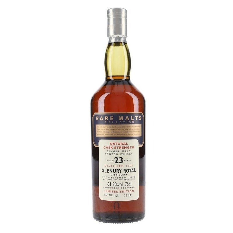 Rare Malts Selection Glenury Royal 23 Year Old Distilled 1971 Natural Cask Strength Single Malt Scotch Whisky - ForWhiskeyLovers.com