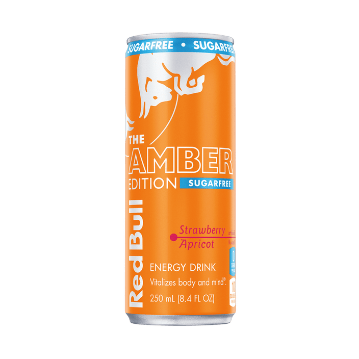 Red Bull Amber Edition Strawberry-Apricot Energy Drink 250ml - ForWhiskeyLovers.com