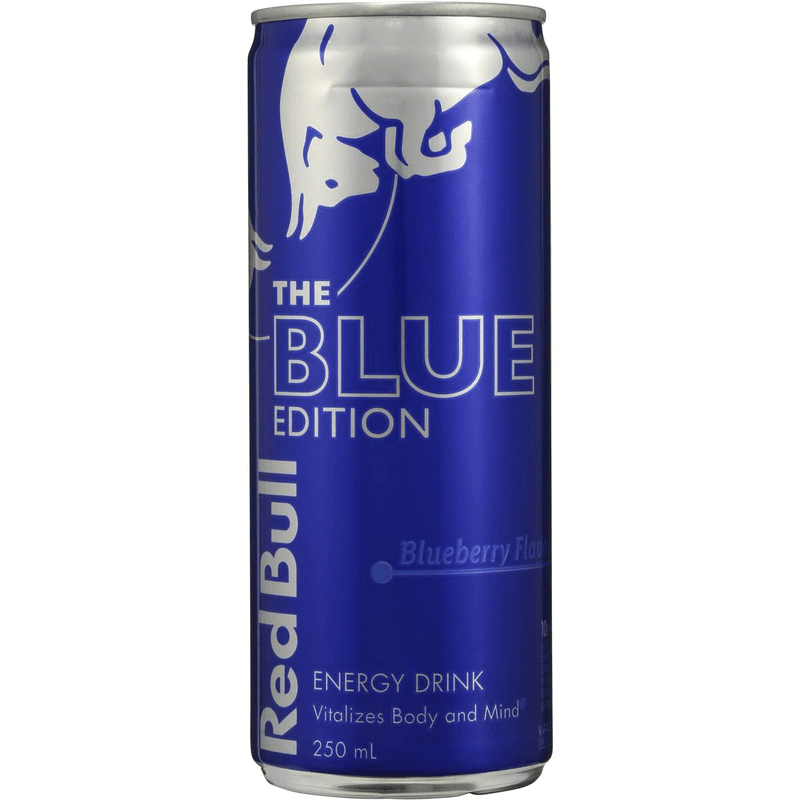 Red Bull Blue Edition Blueberry Energy Drink 250ml - ForWhiskeyLovers.com