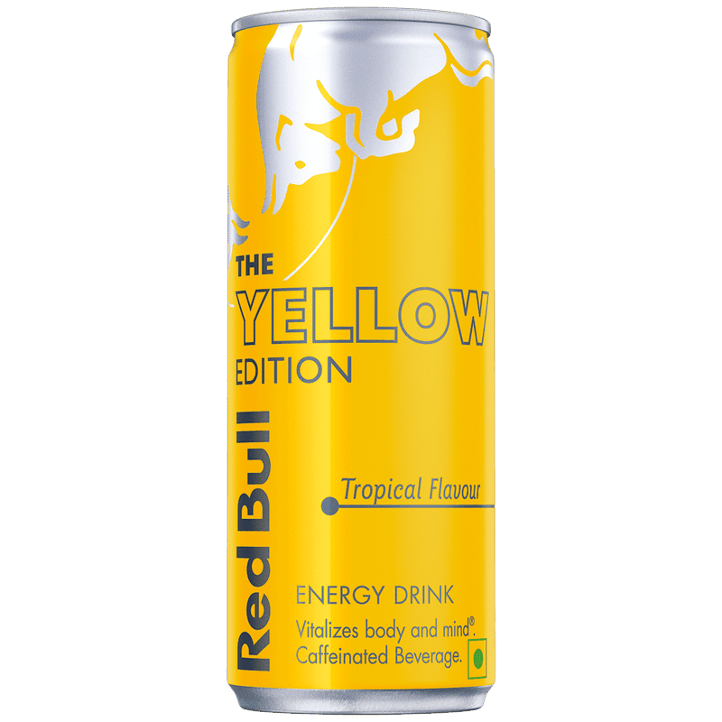 Red Bull Yellow Edition Tropical Energy Drink 250ml - ForWhiskeyLovers.com