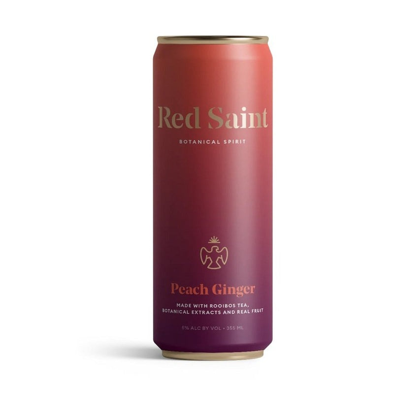 Red Saint Peach Ginger Botanical Spirit 4-Pack - ForWhiskeyLovers.com