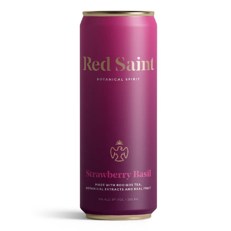 Red Saint Strawberry Basil Botanical Spirit 4-Pack - ForWhiskeyLovers.com