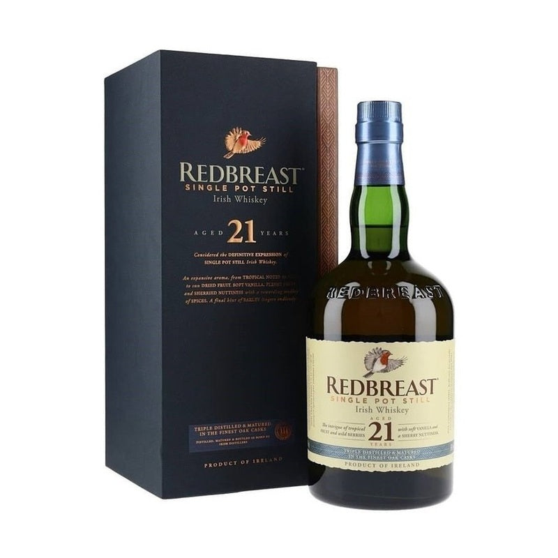 Redbreast 21 Year Old Single Pot Still Irish Whiskey - ForWhiskeyLovers.com