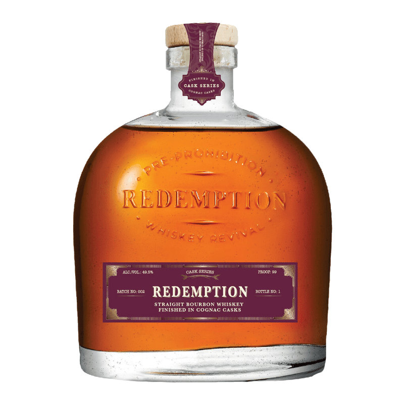 Redemption Cognac Cask Finish Straight Bourbon Whiskey - ForWhiskeyLovers.com