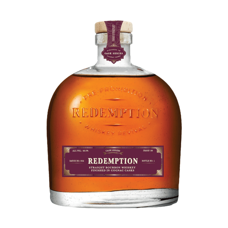 Redemption Cognac Cask Finish Straight Bourbon Whiskey - ForWhiskeyLovers.com