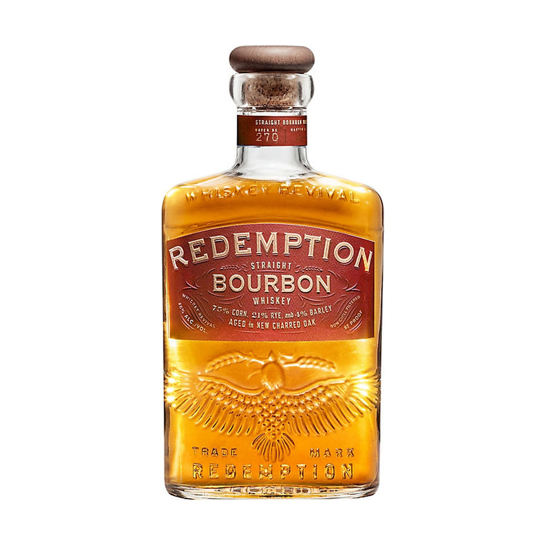 Redemption Straight Bourbon 750ml - ForWhiskeyLovers.com