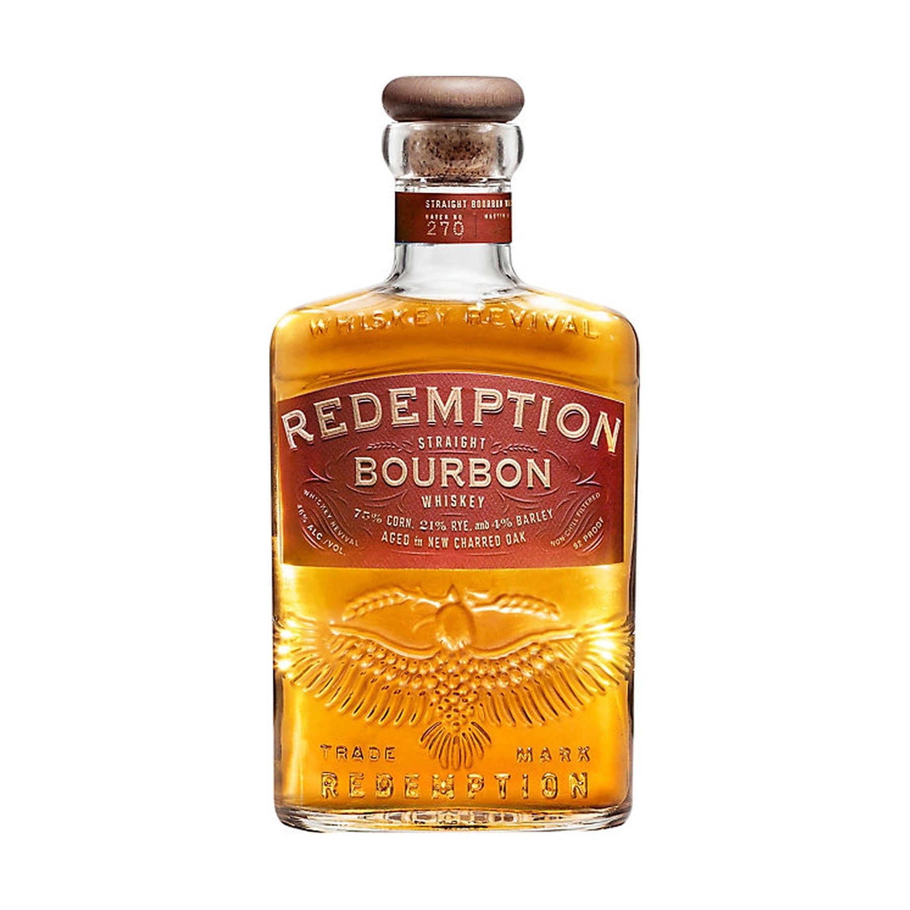 Redemption Straight Bourbon 750ml - ForWhiskeyLovers.com