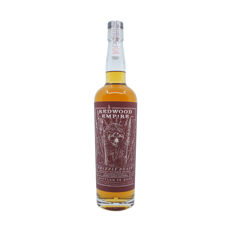 Redwood Empire 'Grizzly Beast' Bottled In Bond Straight Bourbon Whiskey - ForWhiskeyLovers.com