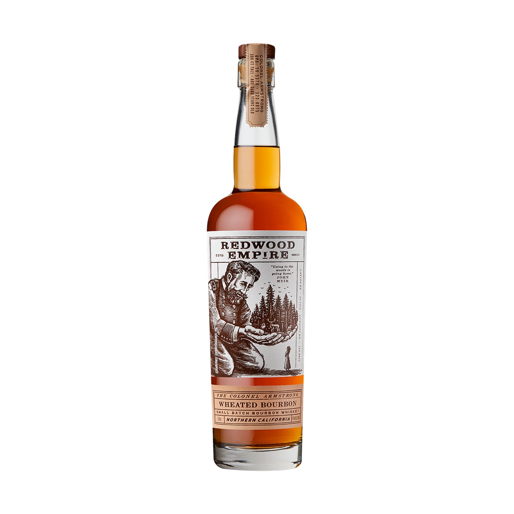 Redwood Empire The Colonel Armstrong Wheated Bourbon 750ml - ForWhiskeyLovers.com