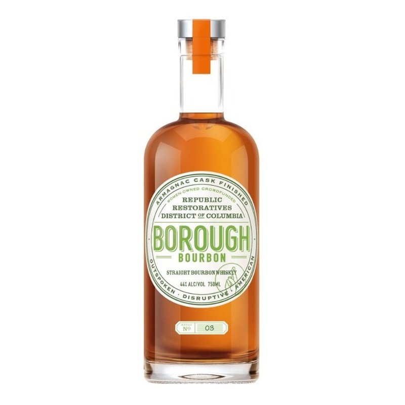 Republic Restoratives Borough Bourbon Armagnac Cask Finished Batch No. 3 Straight Bourbon Whiskey - ForWhiskeyLovers.com