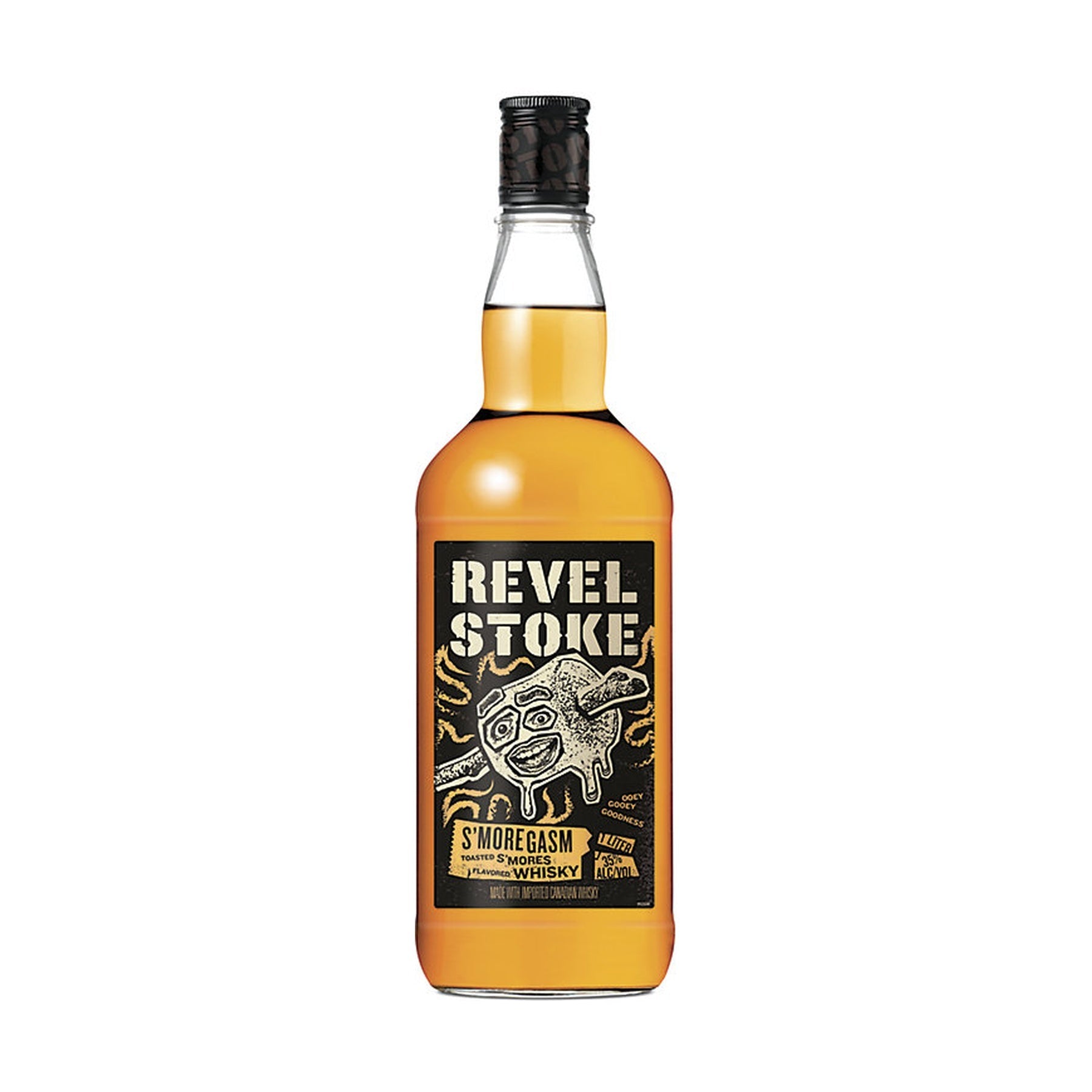 Revel Stoke S'moregasm Toasted S'mores Flavored Whisky 1L - ForWhiskeyLovers.com