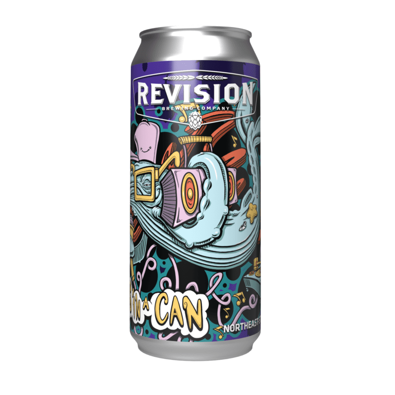 Revision Brewing Co. 'Hops In A Can' NE-Style Hazy Triple IPA Beer 4-Pack - ForWhiskeyLovers.com