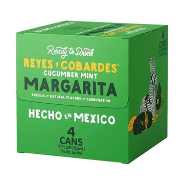 Reyes y Cobardes Cucumber Mint Margarita 4-Pack - ForWhiskeyLovers.com