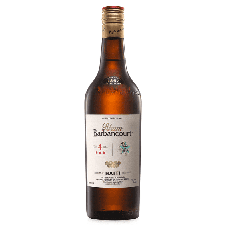 Rhum Barbancourt Three Star 4 Year Old Haiti Rum - ForWhiskeyLovers.com