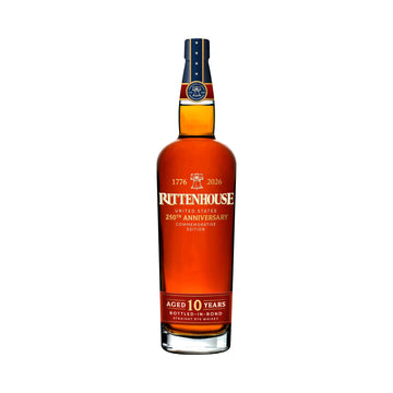 Rittenhouse United States 250th Anniversary 10 Year Bottled-in-Bond Rye Whisky 750ml - ForWhiskeyLovers.com