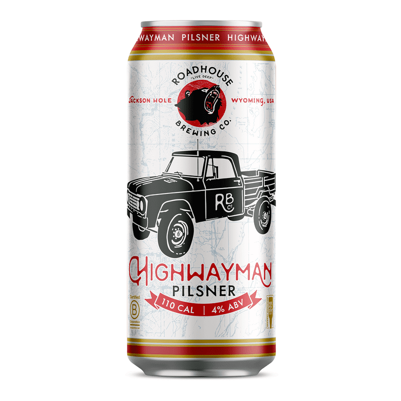 Roadhouse Brewing Co. Highwayman Pilsner Beer 6-Pack - ForWhiskeyLovers.com