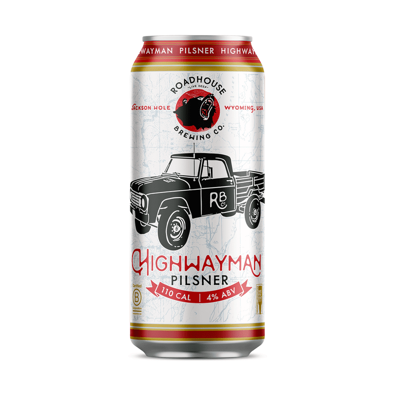Roadhouse Brewing Co. Highwayman Pilsner Beer 6-Pack - ForWhiskeyLovers.com