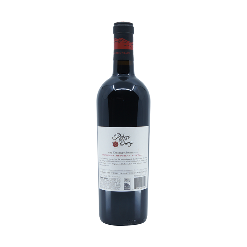 Robert Craig Cabarnet Sauvignon 2017 - ForWhiskeyLovers.com