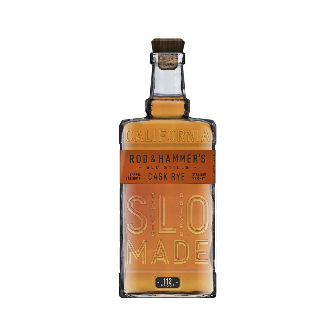 Rod & Hammer's SLO Stills Cask Rye Whiskey 2 Year Old 750ml - ForWhiskeyLovers.com