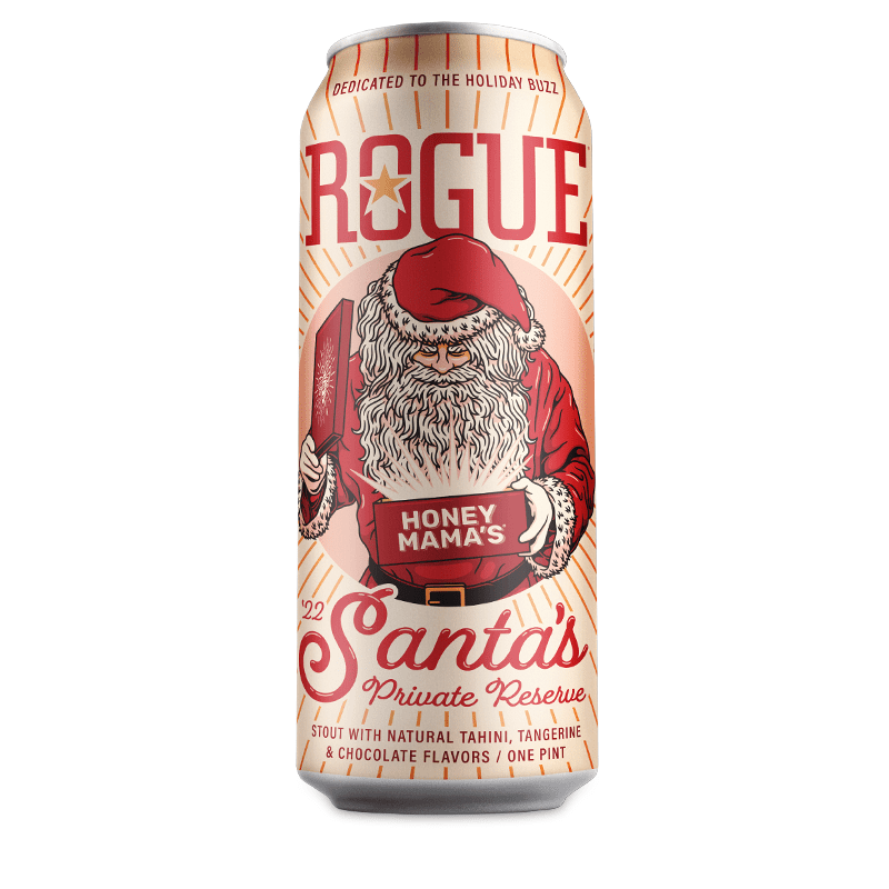 Rogue Santa's Private Reserve Stout Beer 4-Pack - ForWhiskeyLovers.com