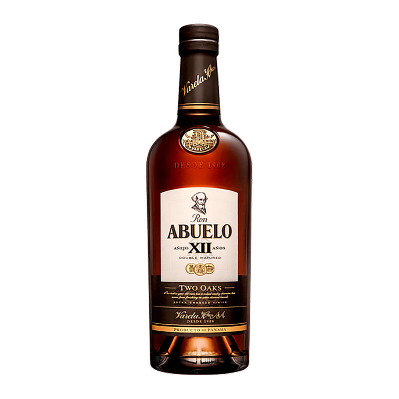 Ron Abuelo Añejo XII Años Two Oaks Rum 750ml - ForWhiskeyLovers.com