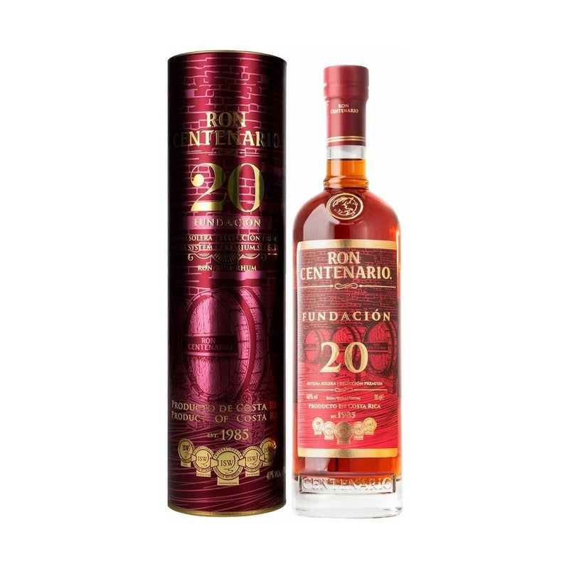 Ron Centenario 20 'Fundaci¢n' Rum - ForWhiskeyLovers.com
