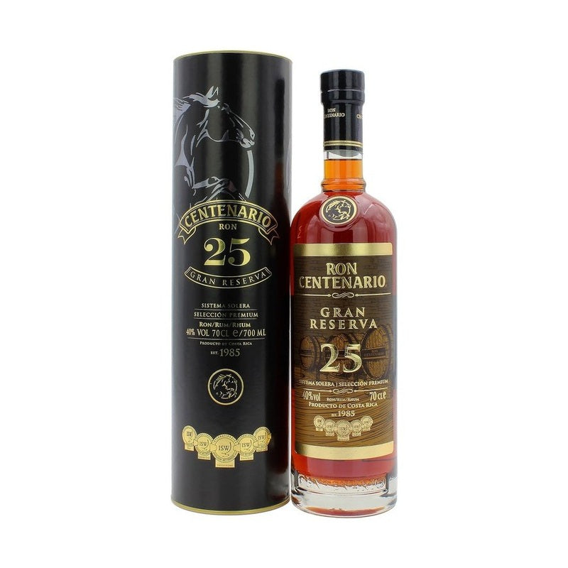 Ron Centenario 25 Year Old Gran Reserva Rum - ForWhiskeyLovers.com