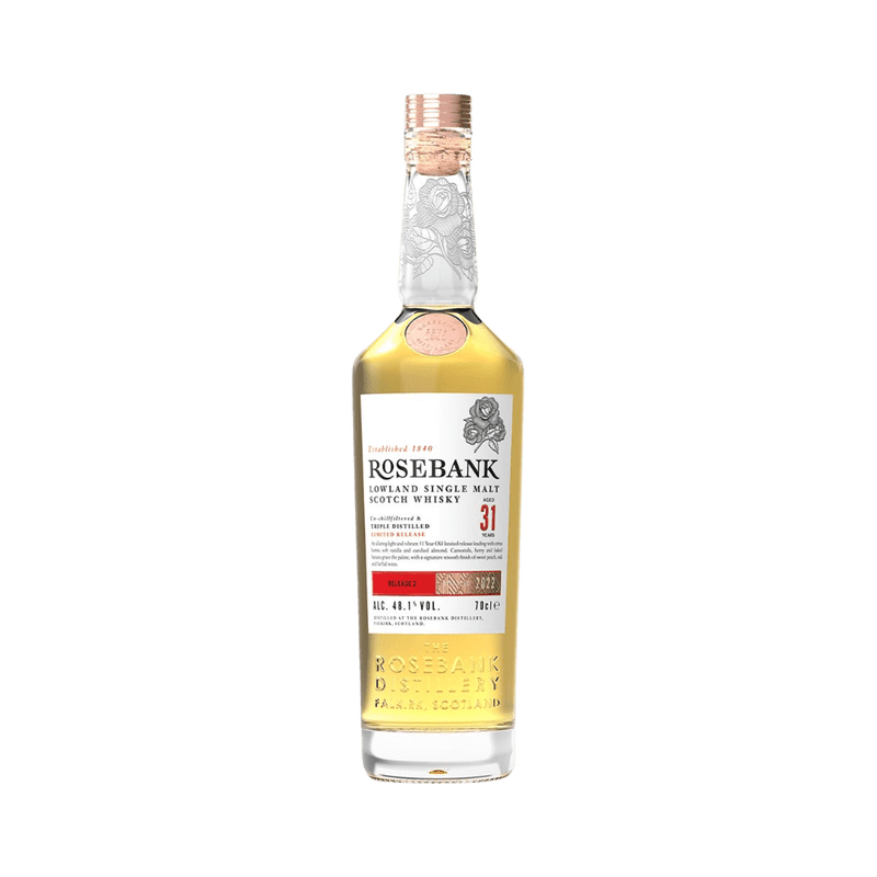 Rosebank 31 Year Old Lowland Single Malt Scotch Whisky - ForWhiskeyLovers.com