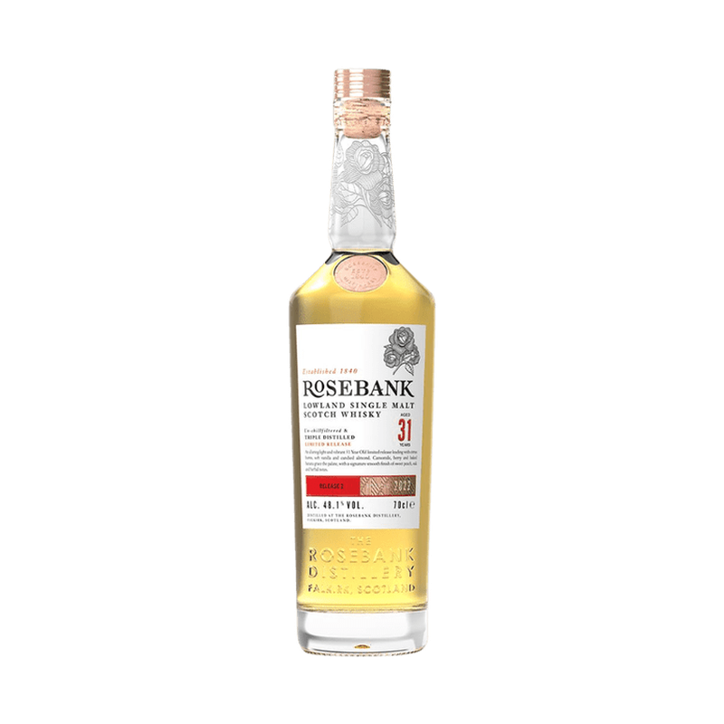 Rosebank 31 Year Old Lowland Single Malt Scotch Whisky - ForWhiskeyLovers.com