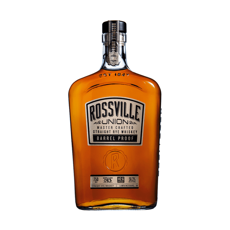 Rossville Union Master Crafted Barrel Proof Straight Rye Whiskey - ForWhiskeyLovers.com