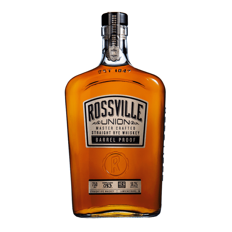 Rossville Union Master Crafted Barrel Proof Straight Rye Whiskey - ForWhiskeyLovers.com