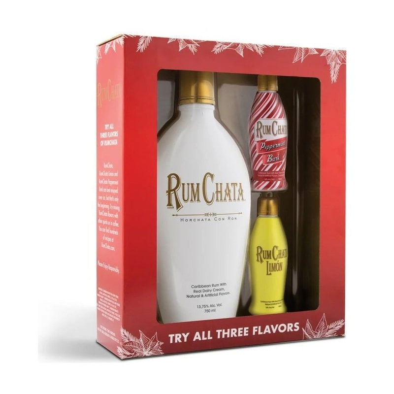 RumChata Original with Peppermint Bark & Limon VAP Gift Set - ForWhiskeyLovers.com