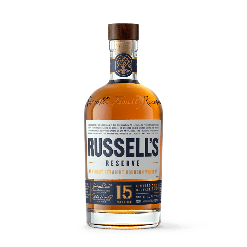 Russell's Reserve 15 Year Old Barrel Proof Kentucky Straight Bourbon Whiskey - ForWhiskeyLovers.com