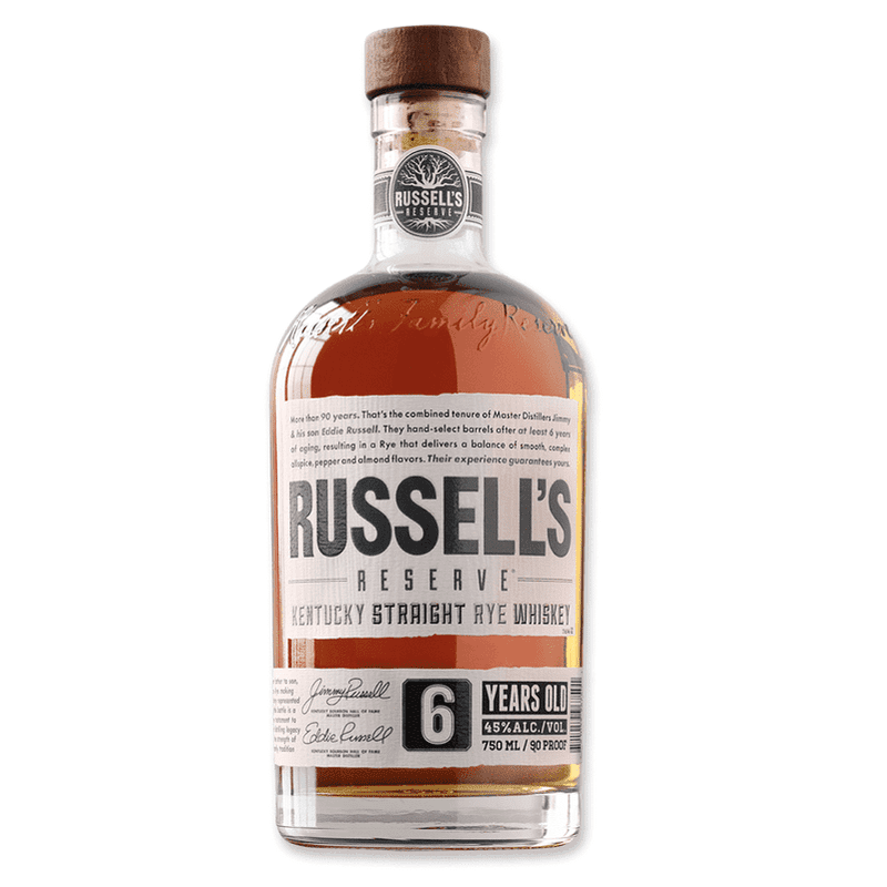 Russell's Reserve Rye Whiskey 6 Year 750ml - ForWhiskeyLovers.com