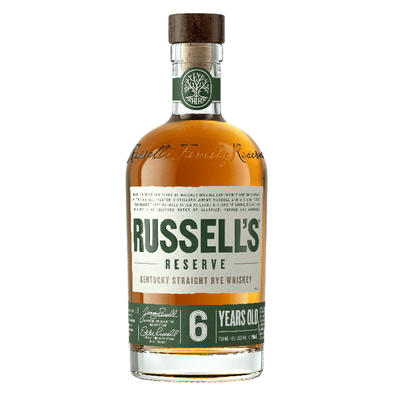 Russell's Reserve Rye Whiskey 6 Year 750ml - ForWhiskeyLovers.com