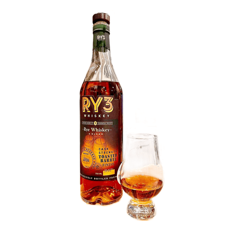 Ry3 Whiskey Cask Strength Toasted Barrel Finish Rye Whiskey - ForWhiskeyLovers.com