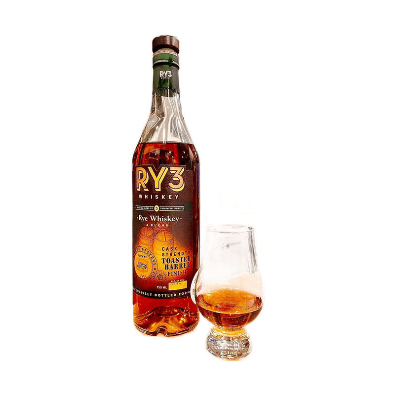 Ry3 Whiskey Cask Strength Toasted Barrel Finish Rye Whiskey - ForWhiskeyLovers.com
