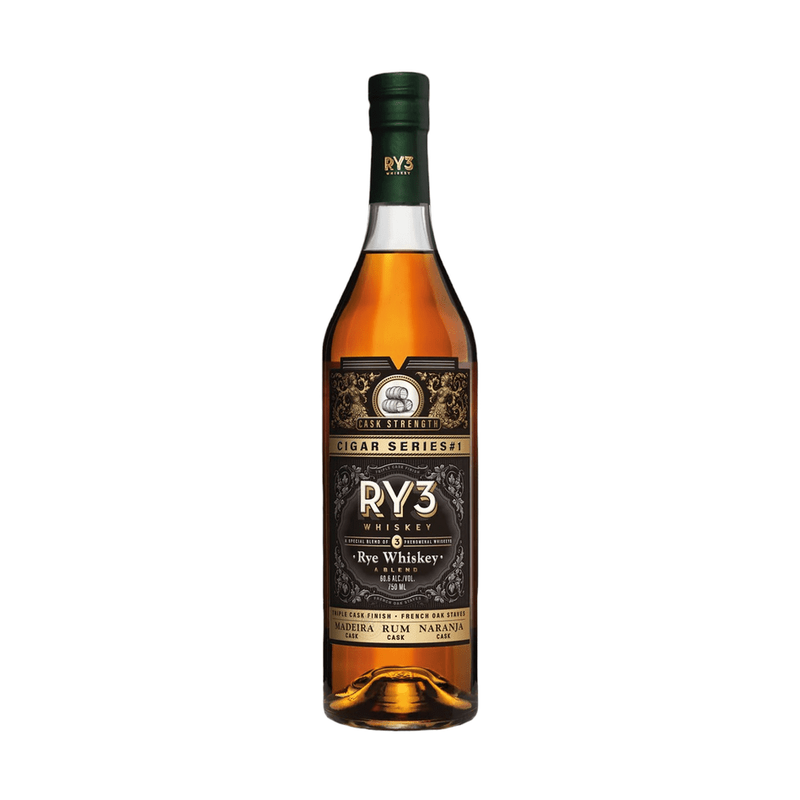 Ry3 Whiskey Cigar Series Cask Strength Rye Whiskey - ForWhiskeyLovers.com
