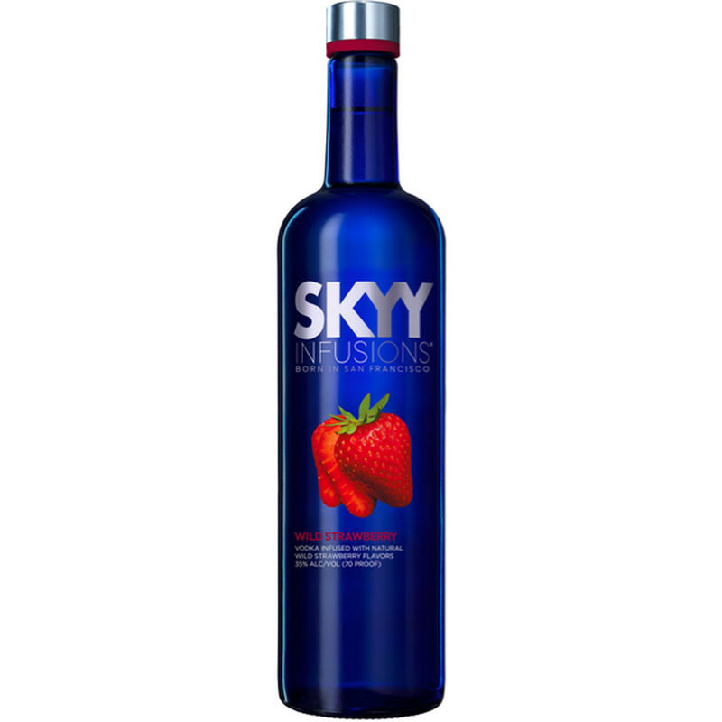 SKYY Infusions Wild Strawberry Vodka - ForWhiskeyLovers.com