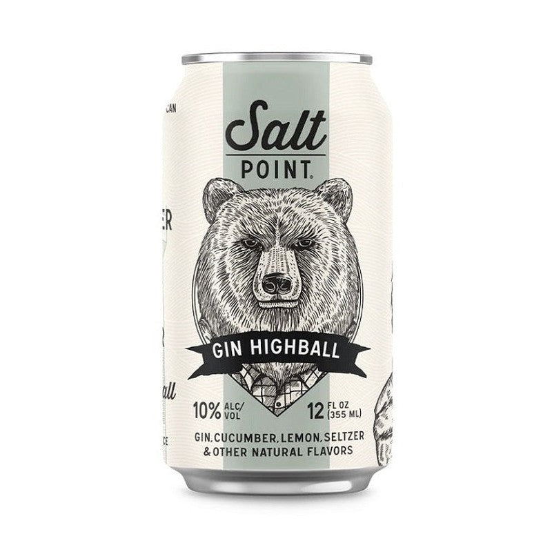 Salt Point Gin Highball Canned Cocktail 4-Pack - ForWhiskeyLovers.com