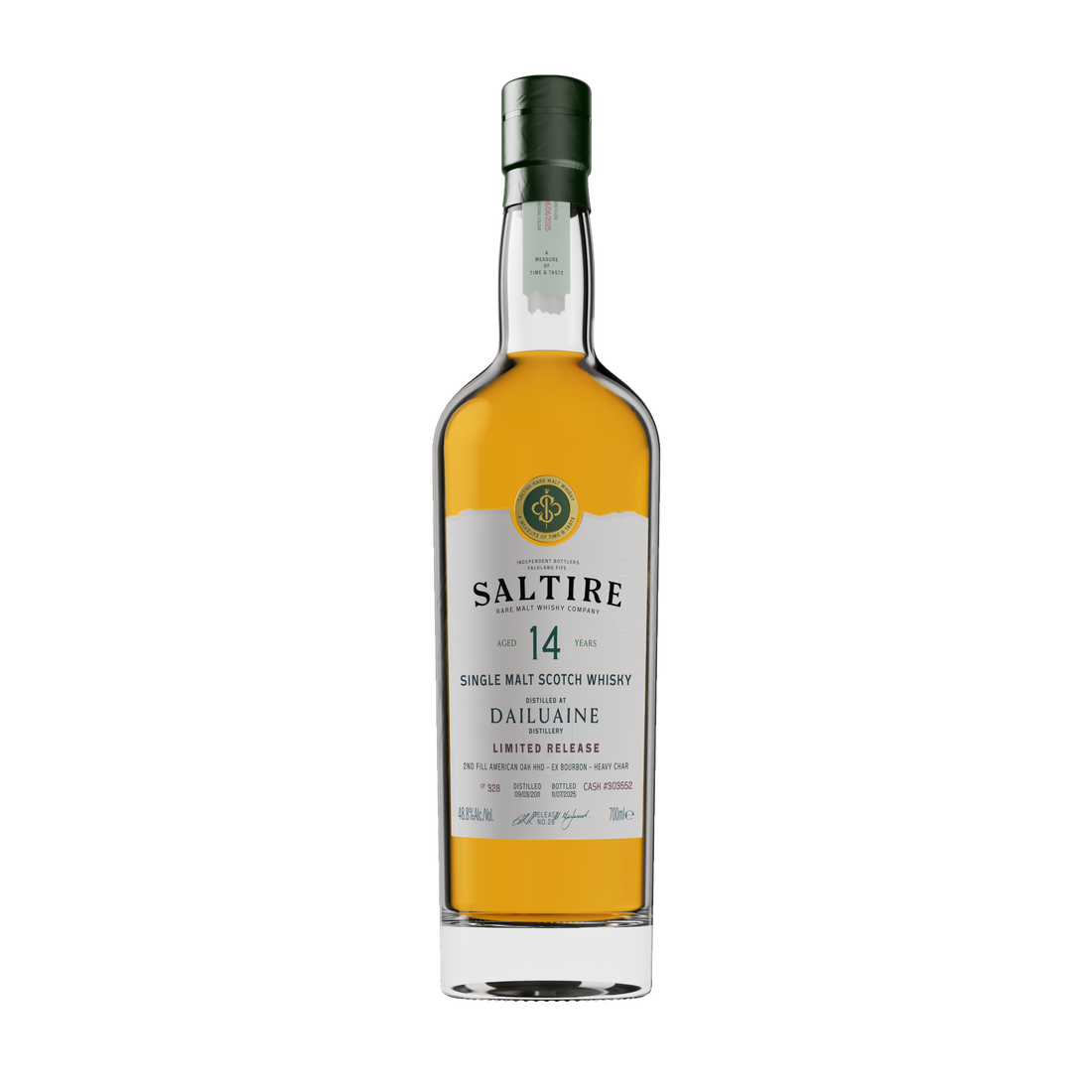 Saltire Rare Malt Dailuaine 14 Year Old Single Cask Single Malt Scotch Whisky Cask #303552 - ForWhiskeyLovers.com