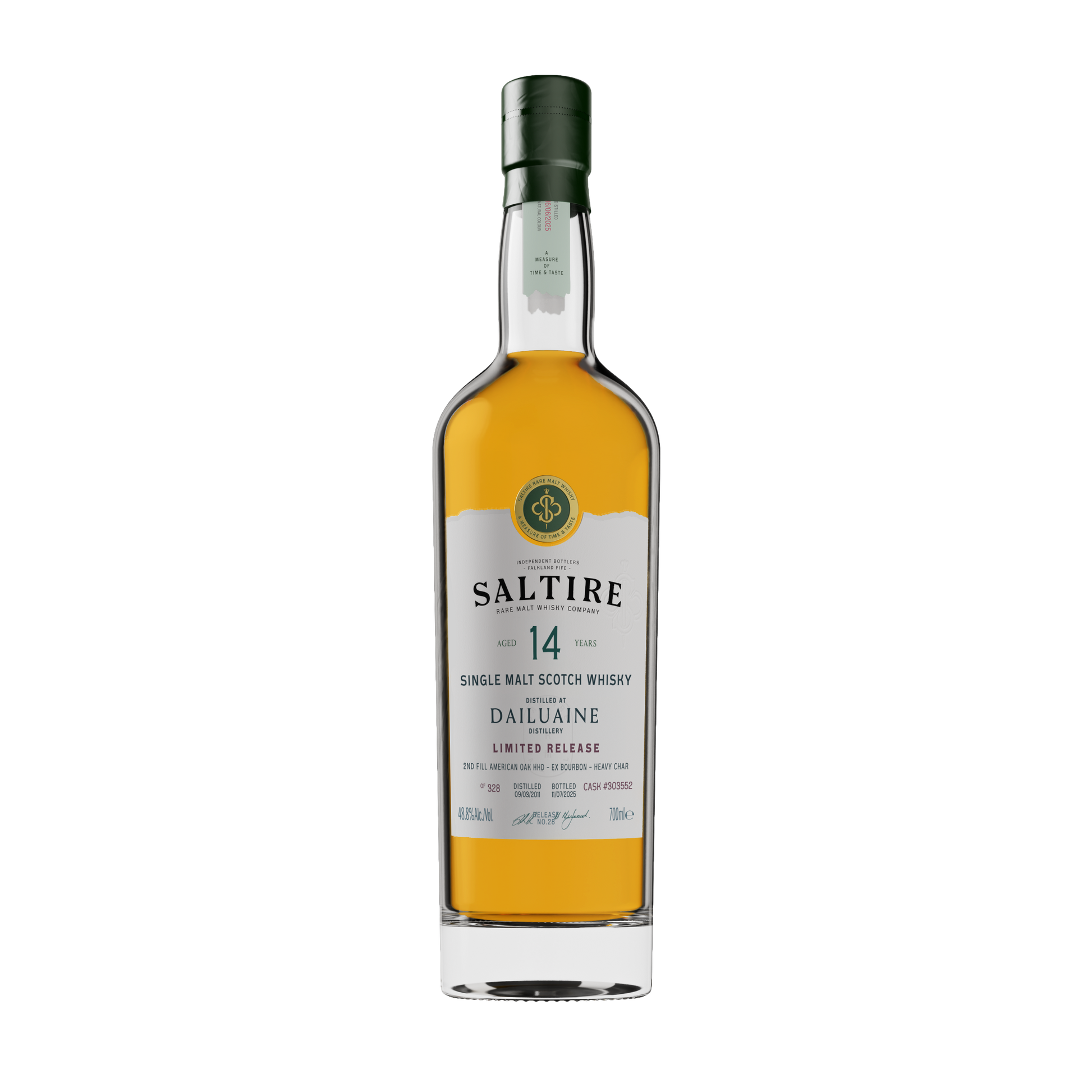 Saltire Rare Malt Dailuaine 14 Year Old Single Cask Single Malt Scotch Whisky Cask #303552 - ForWhiskeyLovers.com