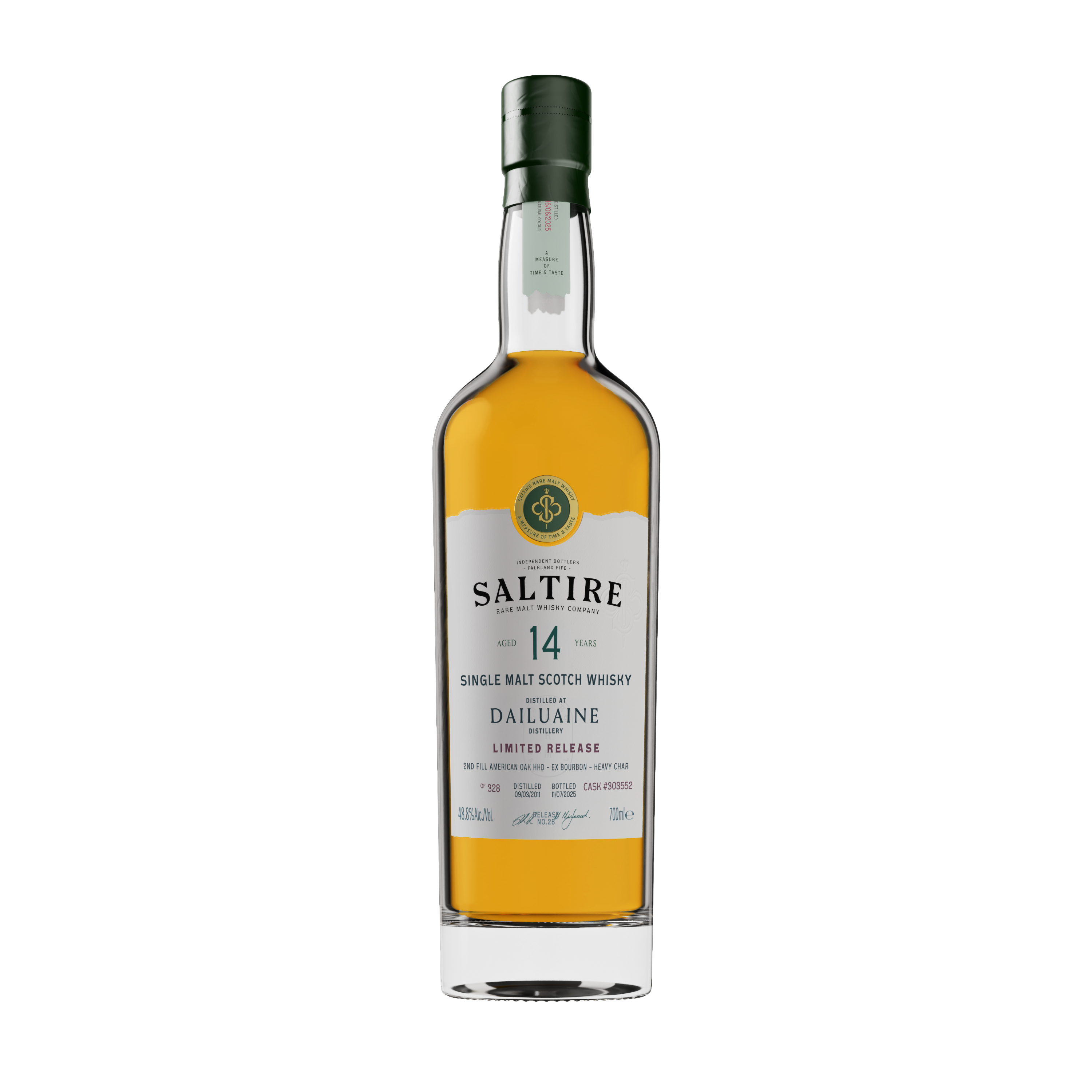 Saltire Rare Malt Dailuaine 14 Year Old Single Cask Single Malt Scotch Whisky Cask #303552 - ForWhiskeyLovers.com