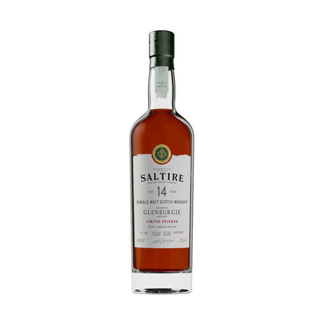 Saltire Rare Malt Glenburgie 14 Year Old Single Cask Single Malt Scotch Whisky Cask #142 - ForWhiskeyLovers.com