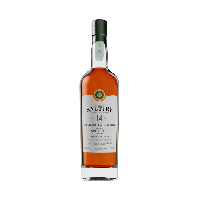 Saltire Rare Malt Speyside 14 Year Old Single Cask Single Malt Scotch Whisky Cask #4 - ForWhiskeyLovers.com