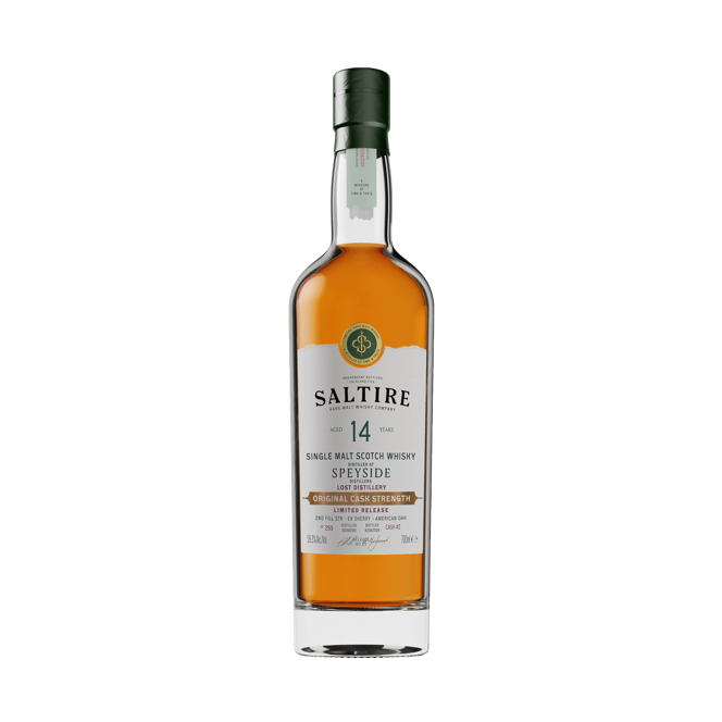 Saltire Rare Malt Speyside Cask Strength 14 Year Old Single Cask Single Malt Scotch Whisky Cask #2 - ForWhiskeyLovers.com