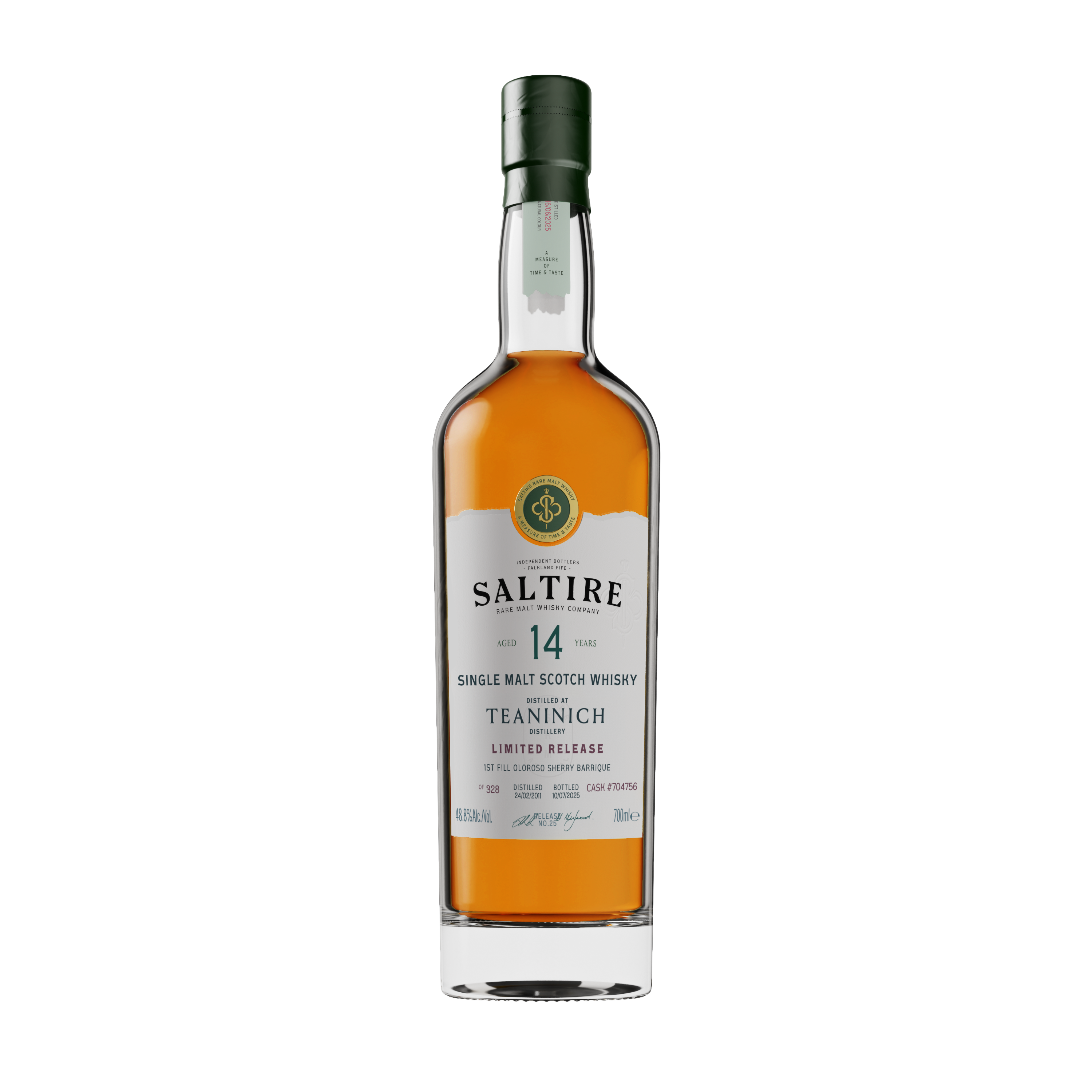 Saltire Rare Malt Teaninich 14 Year Old Single Cask Single Malt Scotch Whisky Cask #704756 - ForWhiskeyLovers.com