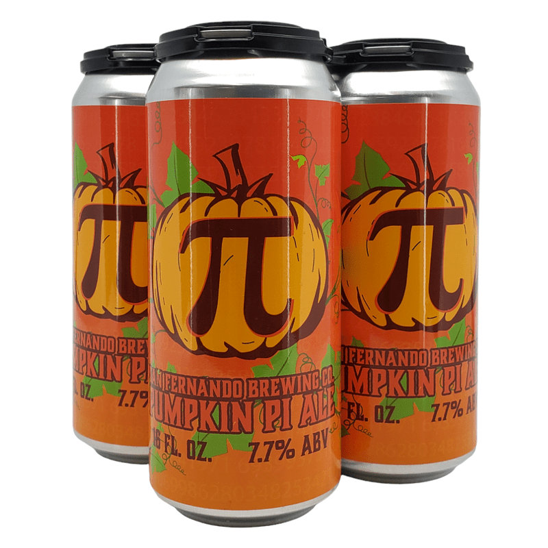 San Fernando Brewing Co. 'Pumpkin Pi' Ale Beer 4-Pack - ForWhiskeyLovers.com